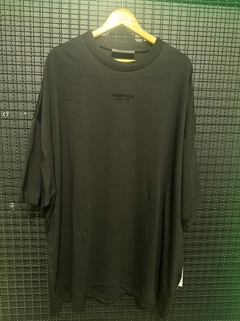 Camiseta Essentials Oversized Black - Pronta Entrega