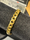 Pulseira Groumet Dourada Fecho Lagosta 20 CM - Pronta Entrega