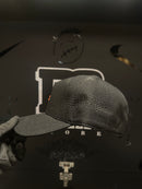 Boné Aba Curva Lacoste Preto Small Croc Orange - Pronta Entrega