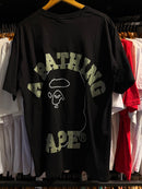 Camiseta BAPE Abathing Ape Big Head Camo Preta - Pronta Entrega