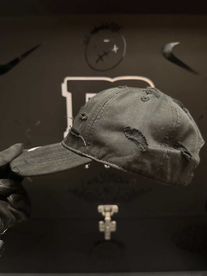 Boné Aba Curva Chrome Hearts Preto - Pronta Entrega