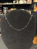 Colar Van Cleef Black - Pronta Entrega