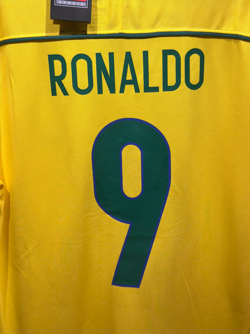 Camiseta Nike Retrô Seleção Brasileira 1998 Ronaldo Fenômeno