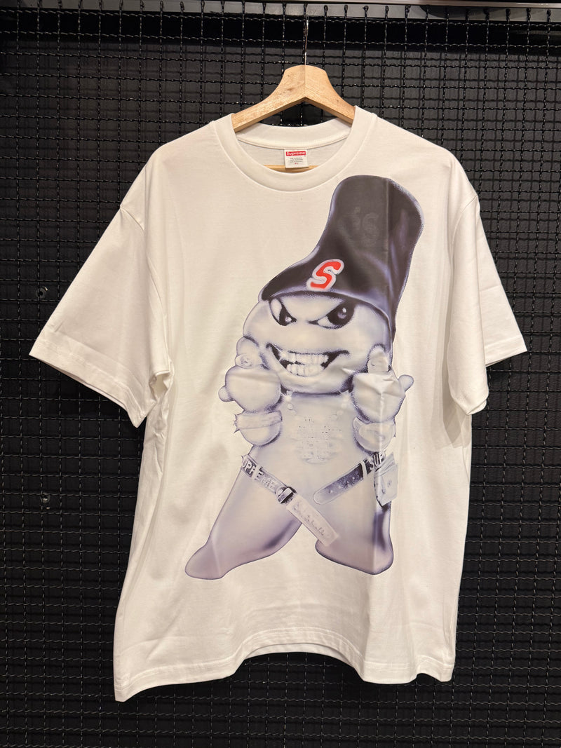Camiseta Supreme Snowman White FW25-W7 - Pronta Entrega