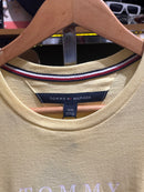 Camisa Tommy Hilfiger Amarela Logo Frontal - Pronta Entrega