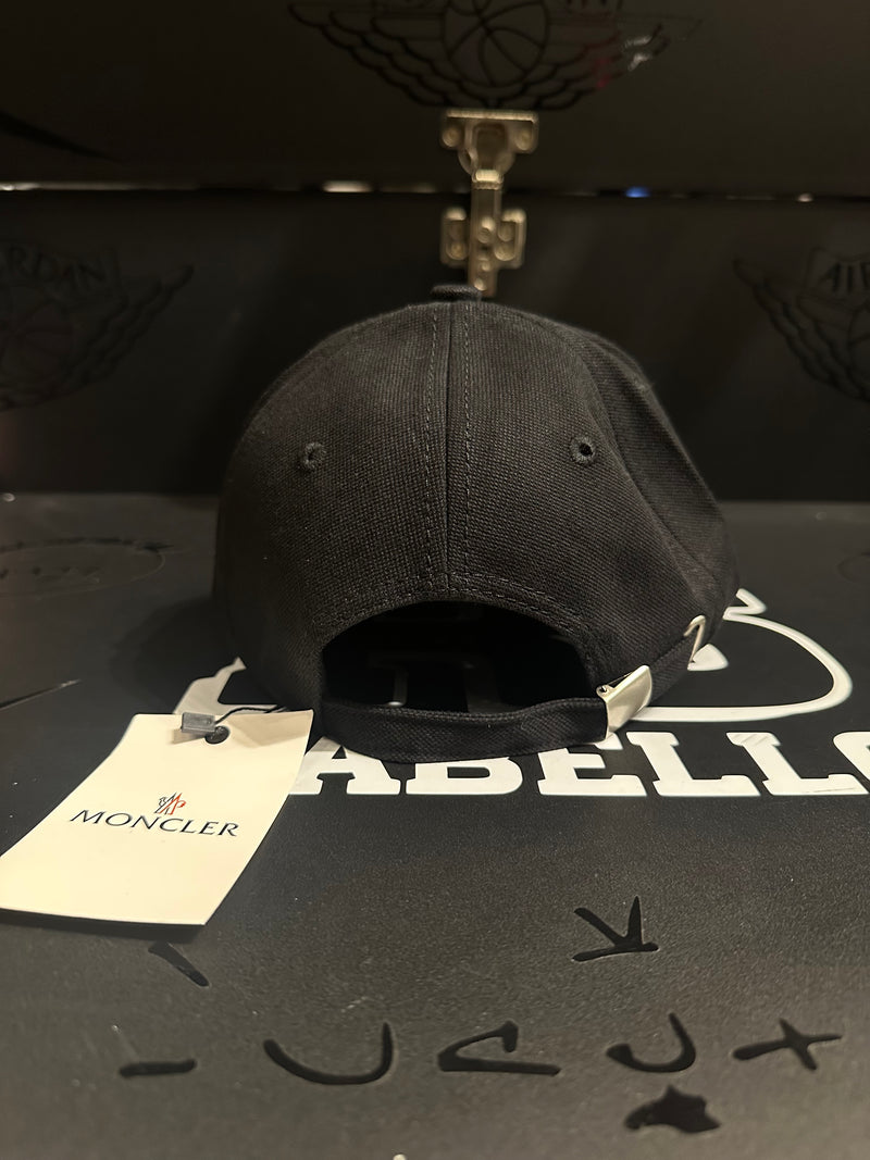 Boné Aba Curva Beisebol Moncler Black - Pronta Entrega