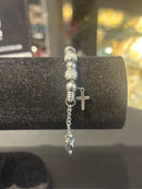 Pulseira Prata Multi Berloques Cravejados - Pronta Entrega