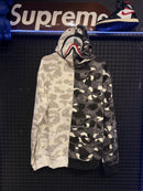 Jaqueta Bape Shark Duo Camo Black White - Pronta Entrega