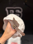 Boné Supreme 5 Panel Washed Chino Twill Camp White - Pronta Entrega