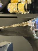 Óculos Chrome Hearts Armação Clear - Pronta Entrega
