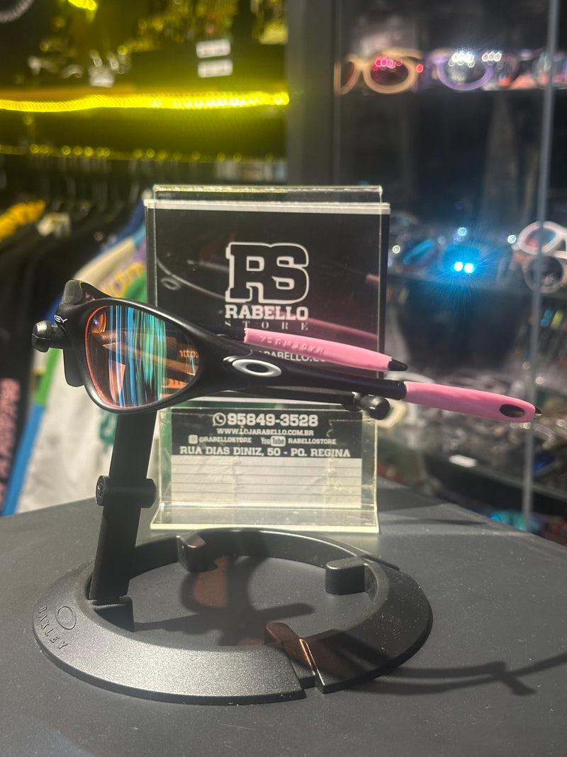 Óculos Oakley Minute Black Pink Lente Prizm - Pronta Entrega