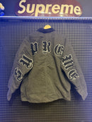 Jaqueta Supreme Old English Canvas Work Jacket Black - Pronta Entrega