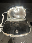 Bolsa Diesel Feminina 1DR Crossbody Couro Silver - Pronta Entrega