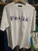 Camiseta Prada Branca - Pronta Entrega