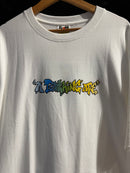 Camiseta BAPE ‘Graffiti A Bathing Ape Relaxed Fit Tee’ Branca - Pronta Entrega