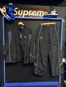 Conjunto Supreme Contrast Piping Track Black - Pronta Entrega