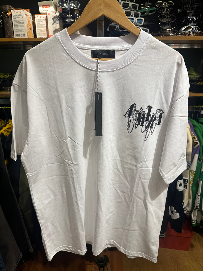Camiseta Amiri Branca - Pronta Entrega