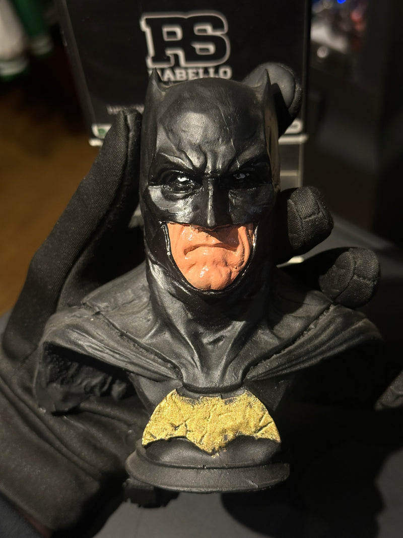 Boneco de Ação DC Comics Batman Busto 15cm Resina - Pronta Entrega