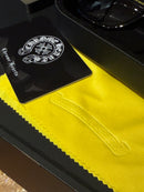 Óculos Chrome Hearts Armação Preto Prata - Pronta Entrega