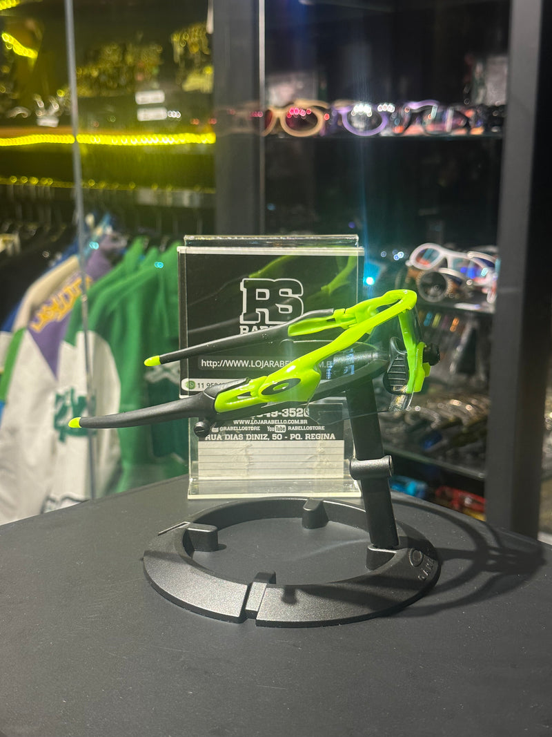 Óculos Oakley Radar Ev Verde Lente Azul - Pronta Entrega
