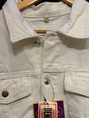 Jaqueta Jeans Corteiz x Denim Genes White - Pronta Entrega