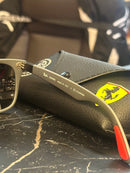 Óculos Rayban Ferrari Silver - Pronta Entrega