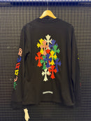 Chrome Hearts x Comme des Garçons Multi Color Cross Long Sleeve Black - Pronta Entrega