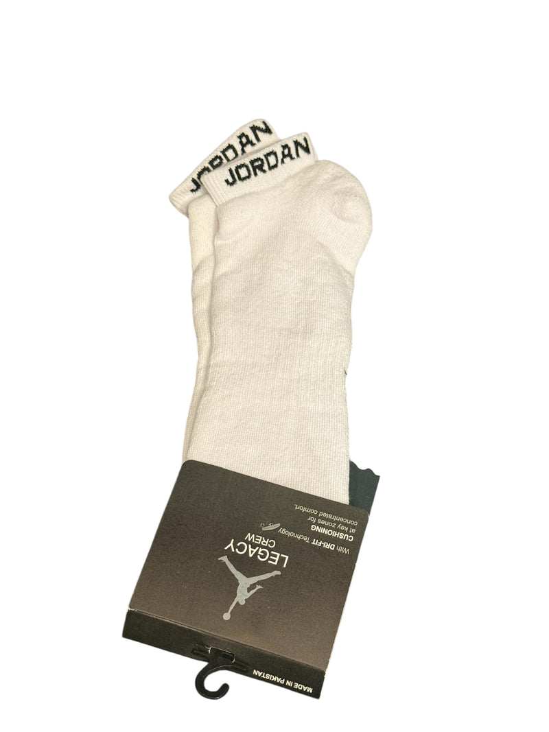 Meia Nike Air Jordan Cano Baixo White - Pronta Entrega