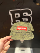 Boné Supreme 5 Panel ‘Washed Chino Twill’ Camp Snake FW24 - Pronta Entrega