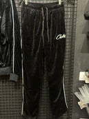 Conjunto Corteiz VVS Velour Jacket Black - Pronta Entrega