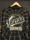 Suéter Supreme x Vanson Leathers x Marvel Spider-Man intarsia-knit - Pronta Entrega