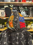 Jaqueta Bape Shark Dual Camo Full Zip - Pronta Entrega