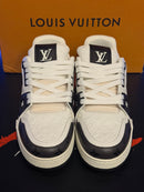 Tênis Louis Vuitton LV Trainer White Black 1854  - Pronta Entrega