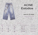 Calça Jeans ACNE STUDIOS 1981F TROMPE L'OEIL BAGGY