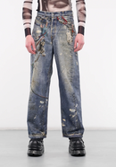 Calça Jeans ACNE STUDIOS 1981F TROMPE L'OEIL BAGGY