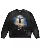 Moletom Saint Michael x Denim Tears 'calvário' - Encomenda