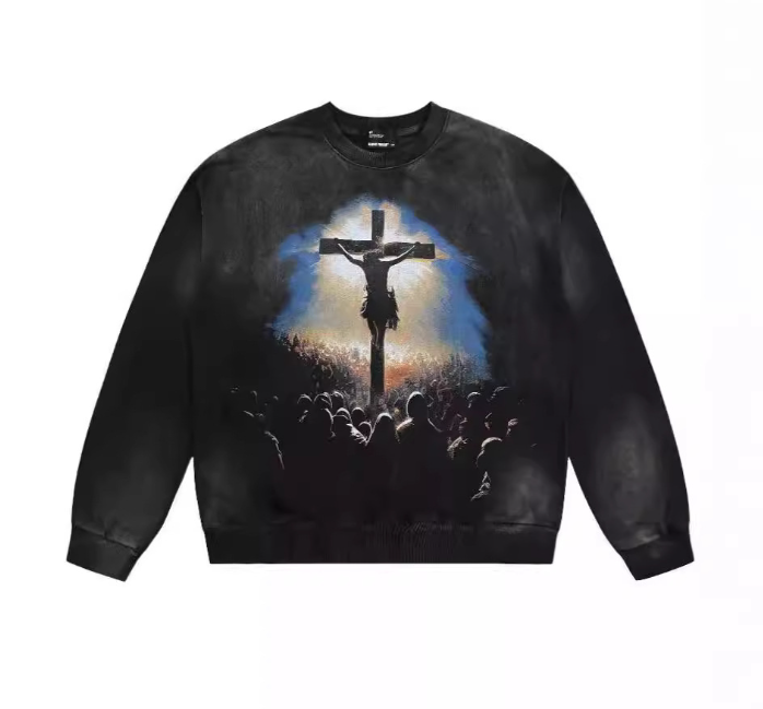 Moletom Saint Michael x Denim Tears 'calvário' - Encomenda