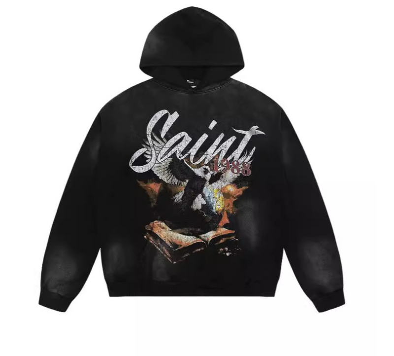 Moletom Saint Michael x Denim Tears 'Holly Sant' - Encomenda