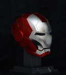Capacete Mark 5 Homem de Ferro Inteligente Comando De Voz Jarvis Escala 1/1 Marvel Auto King - Pronta Entrega