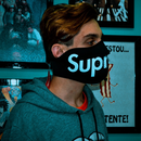 Supreme Logo Facemask Neoprene - Pronta Entrega