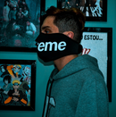 Supreme Logo Facemask Neoprene - Pronta Entrega