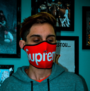 Supreme Logo Facemask Neoprene - Pronta Entrega