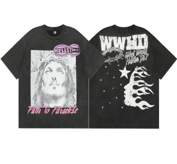 Camiseta Hellstar Jesus Christ 'Paradise'  - Encomenda