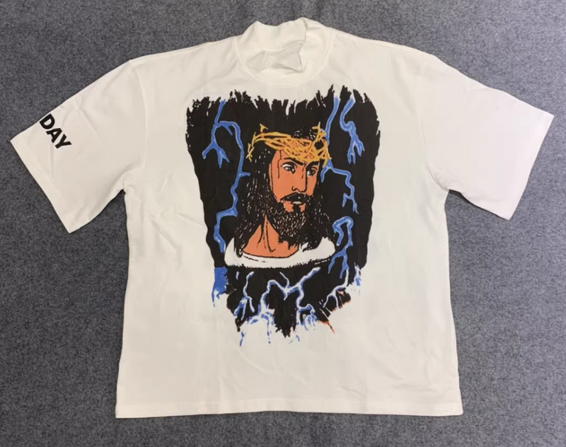 Camiseta Sunday Service x Jesus Is King Lightning Tee - Encomenda