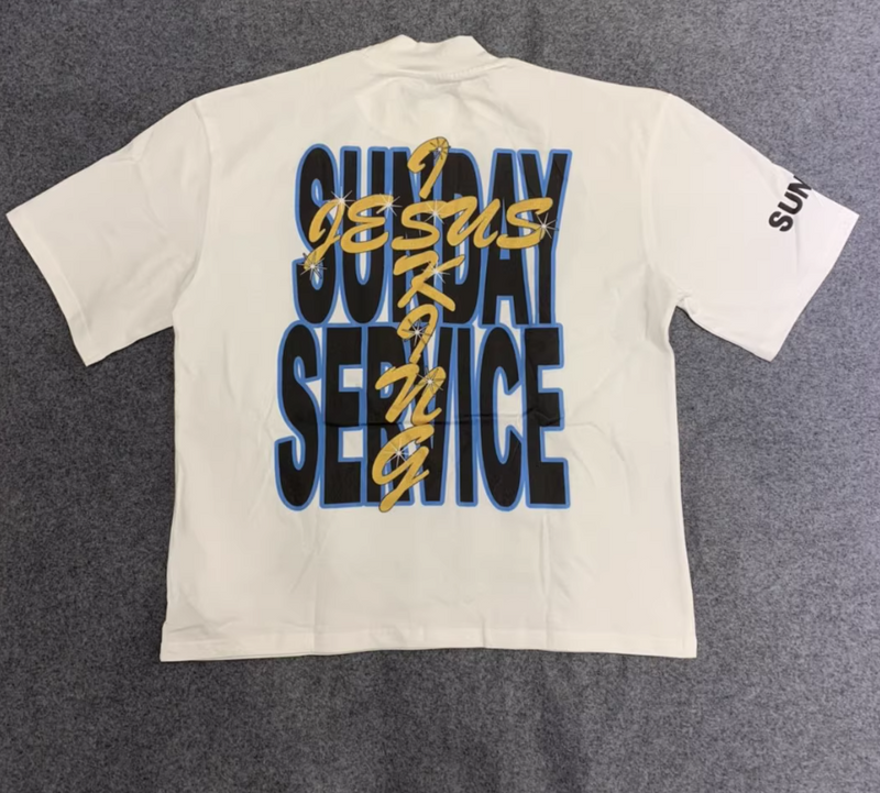 Camiseta Sunday Service x Jesus Is King Lightning Tee - Encomenda