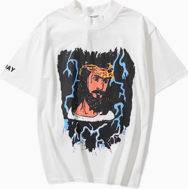 Camiseta Sunday Service x Jesus Is King Lightning Tee - Encomenda