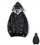 Moletom BAPE Shark Camo Dual 2025S Full Zip - Encomenda