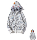 Moletom BAPE Shark Camo Dual 2025S Full Zip - Encomenda