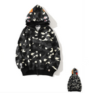 Moletom BAPE Shark Camo Dual 2025S Full Zip - Encomenda
