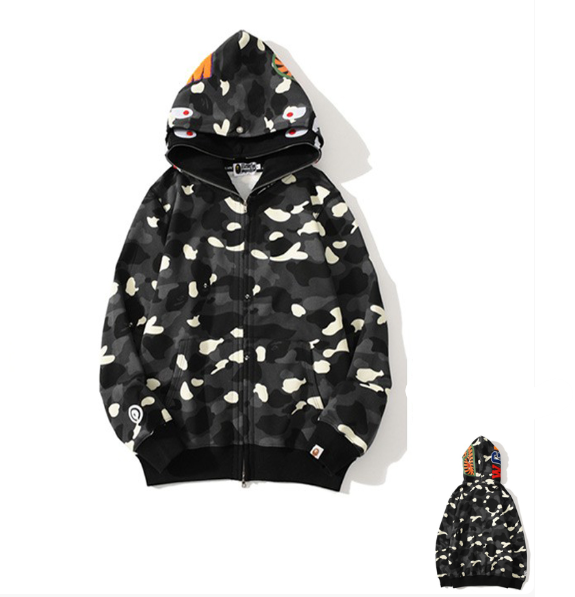 Moletom BAPE Shark Camo Dual 2025S Full Zip - Encomenda